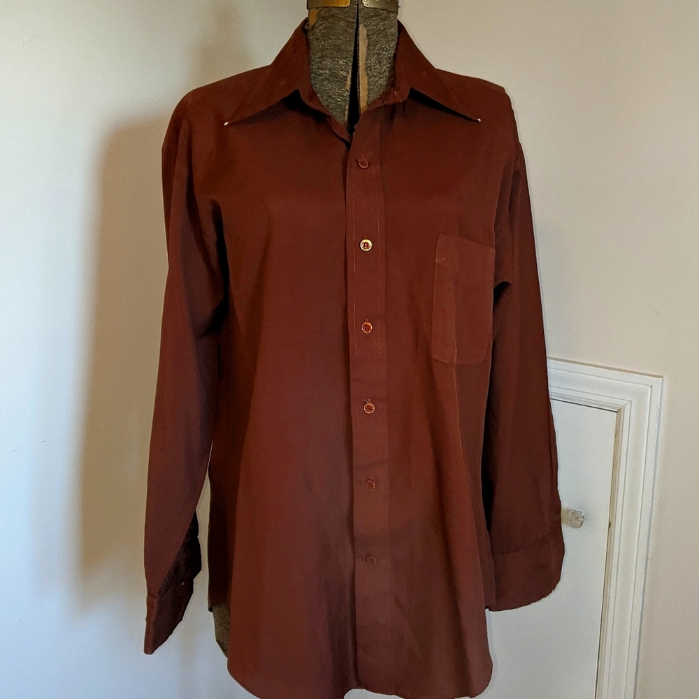 70's Vintage Sears Point Collar Shirt